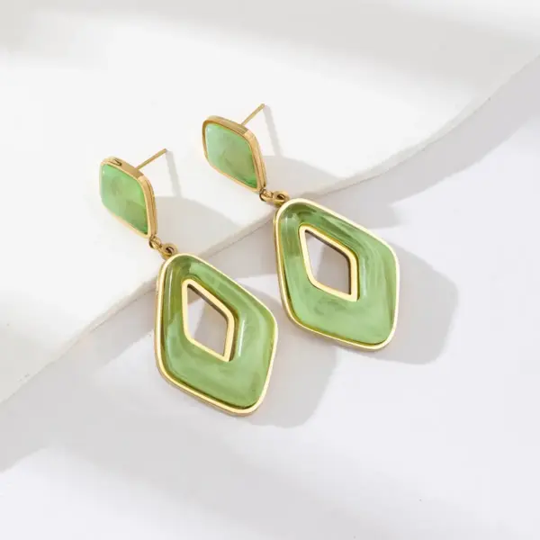 Boucles d'oreilles pendantes - Isaline