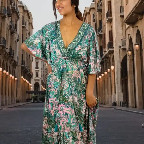 Robe en soie