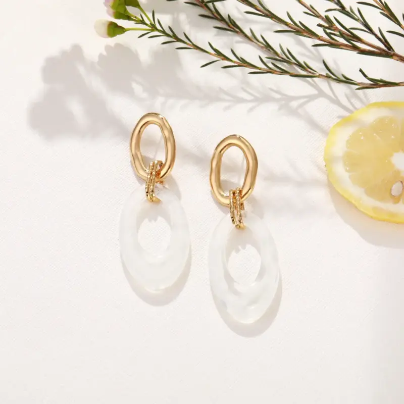 Boucles d'oreilles pendantes - Aurore – Image 4