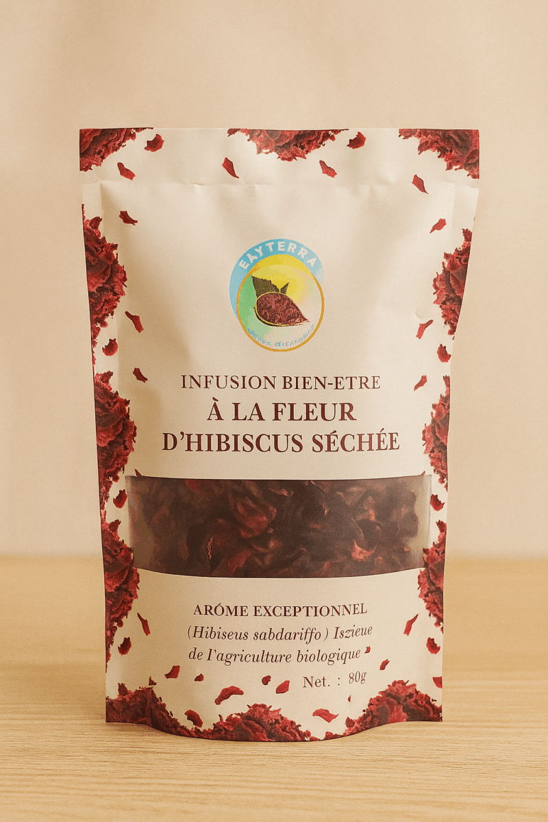 Fleur d’Hibiscus Séchée – Infusion Bien-Être Elyterra