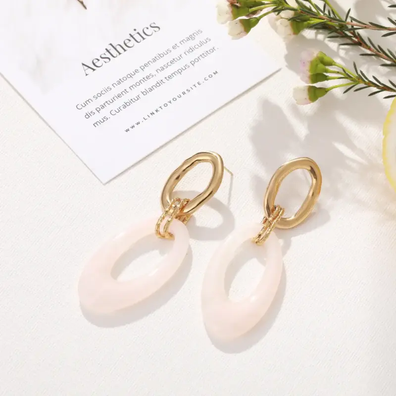 Boucles d'oreilles pendantes - Aurore – Image 5