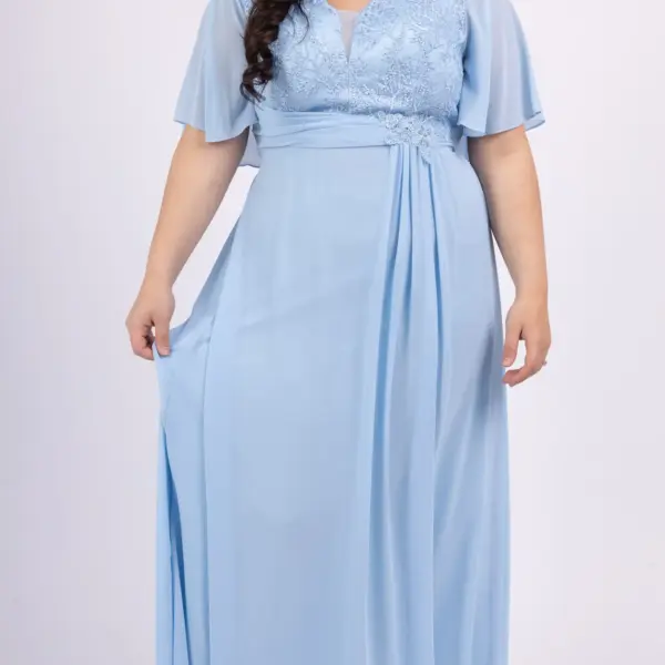 Robe de soirée grande taille - 663