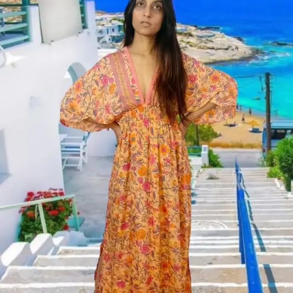 Robe en soie 2415