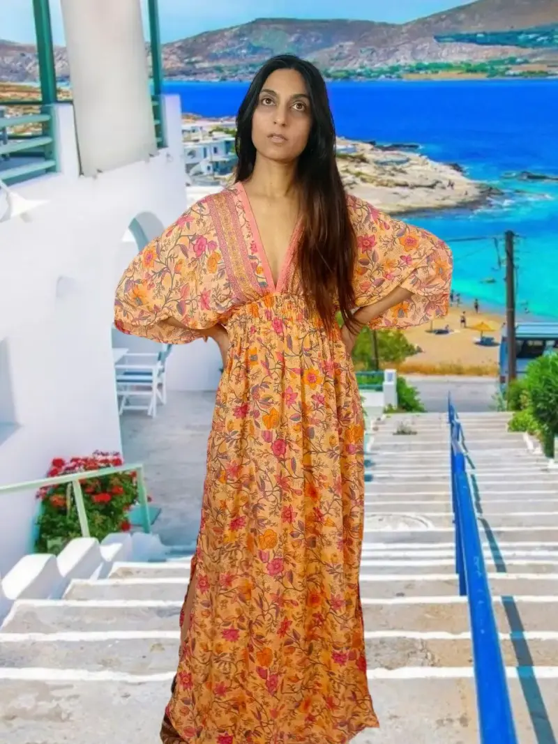 Robe en soie 2415