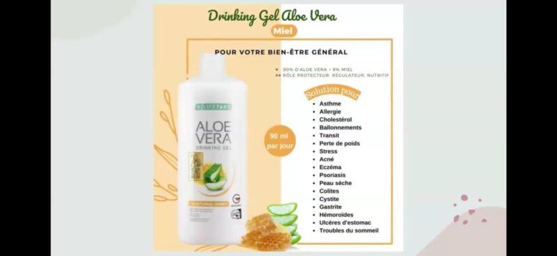 Gel à boire Aloe Vera Miel