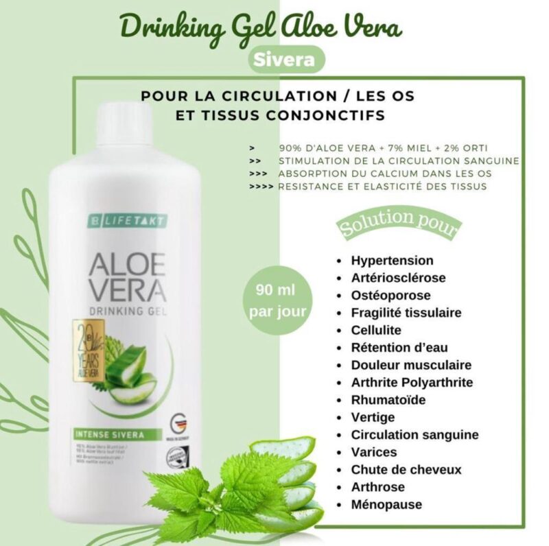 Gel à boire Aloe Vera Sivera