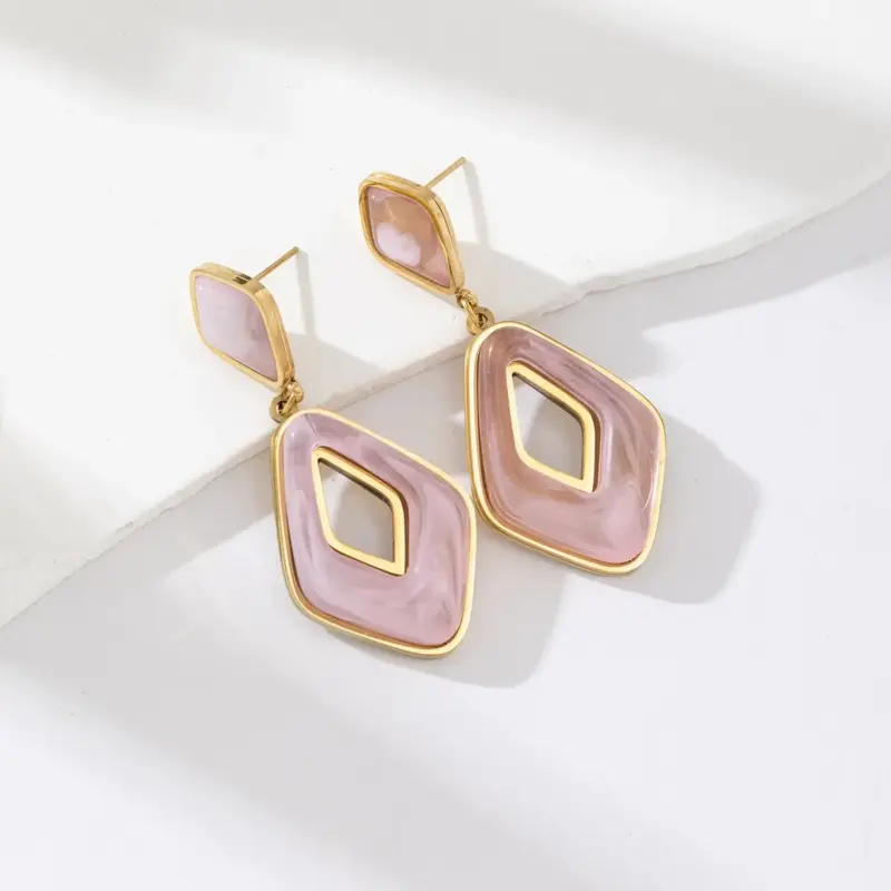 Boucles d'oreilles pendantes - Isaline – Image 2