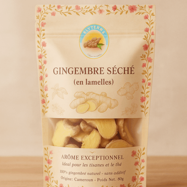 Gingembre Séché en Lamelles – Elyterra