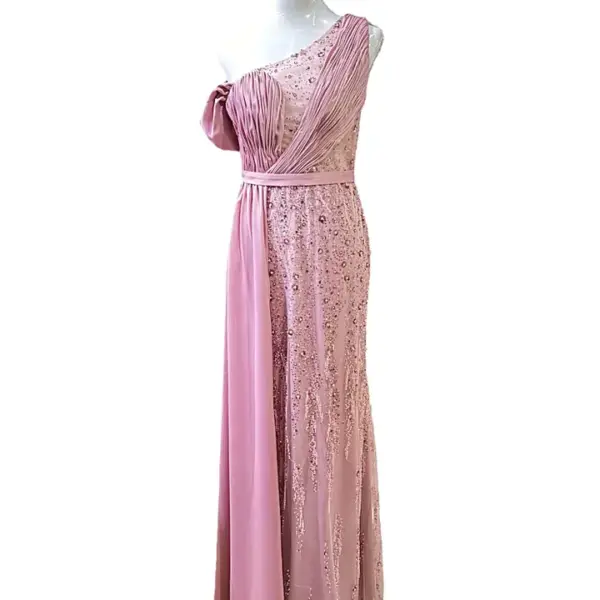 Robe de soirée haut de gamme Rose
