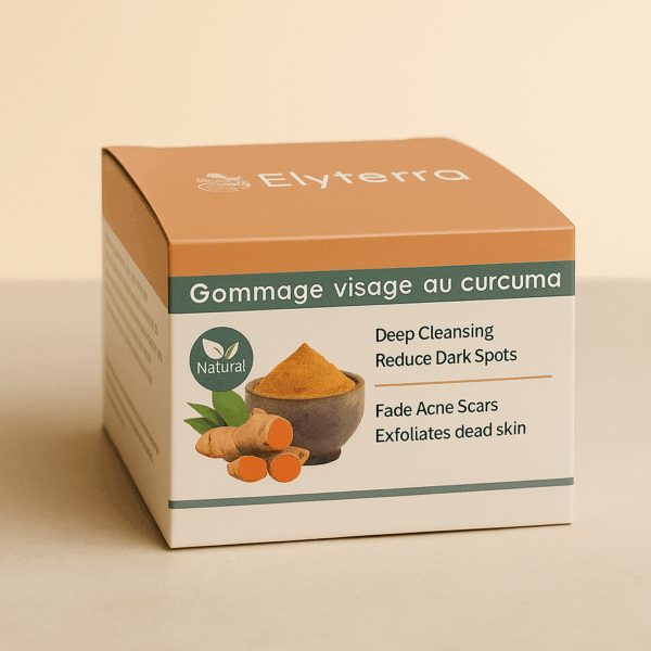 Gommage visage au Curcuma